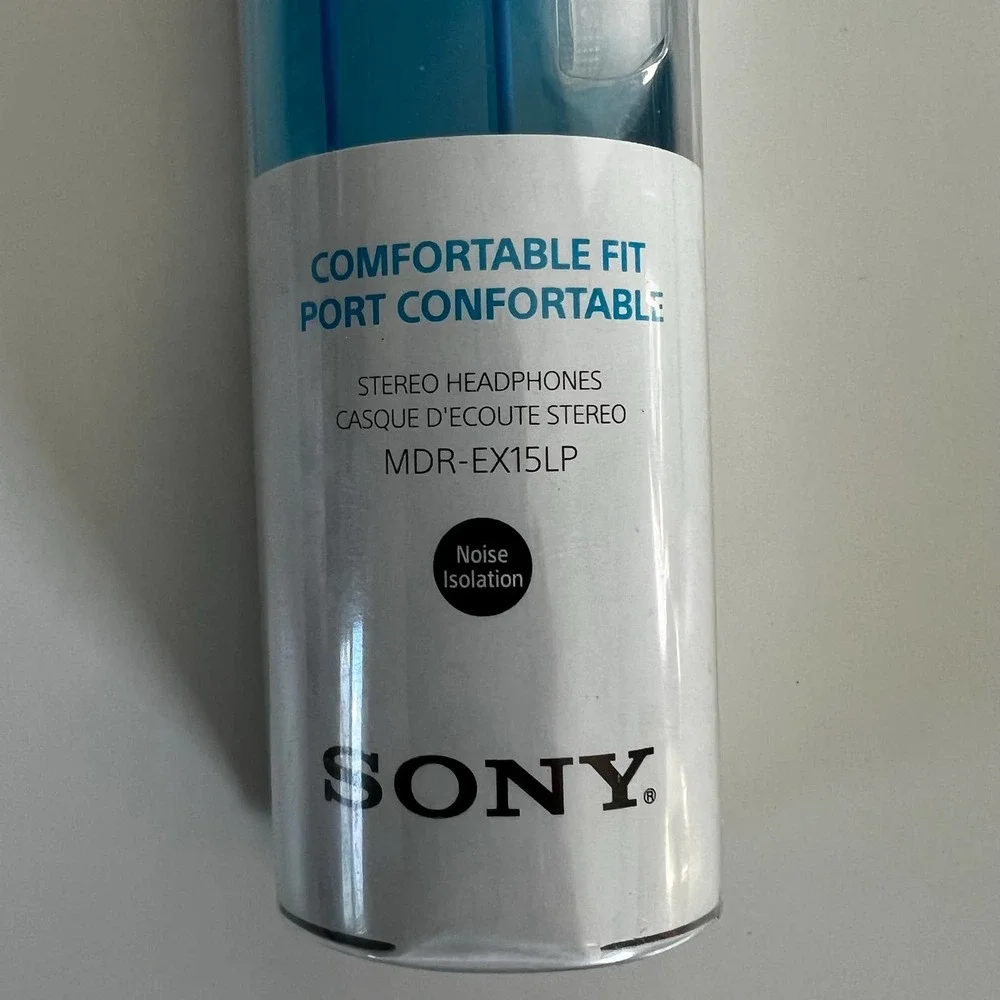 2 Sony MDREX15LP In-Ear Earbud Headphones, Blue